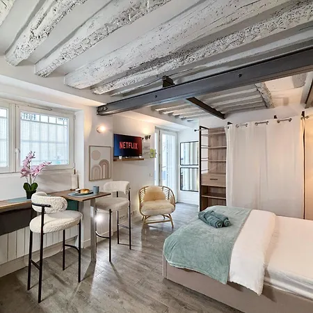 Apartament Cosy Centre Republique Marais Paryż